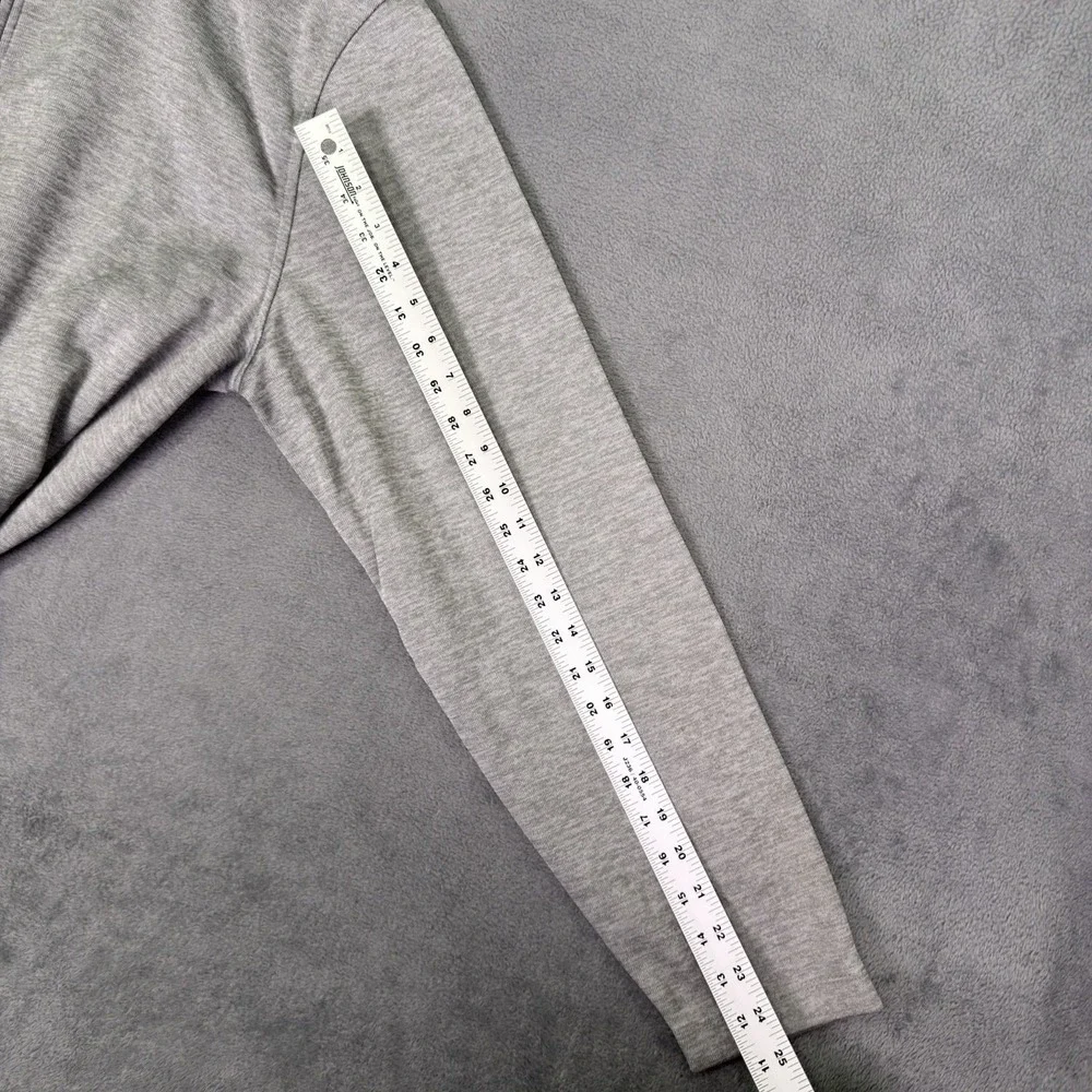 Rorie Whelan Sweater Mens‎ 2XL Gray 1/4 Zip Pullover Golf Performance Preppy